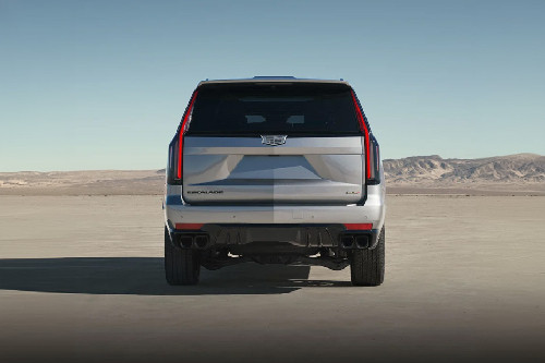Full Rear View of Cadillac Escalade V