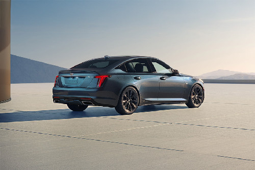 CT5 Rear angle view
