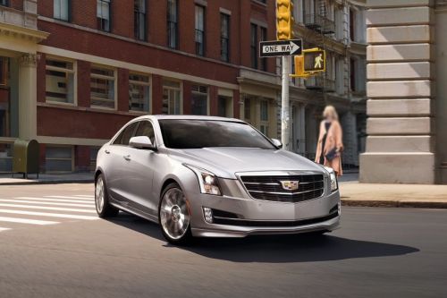 Cadillac ATS Front Cross Side View