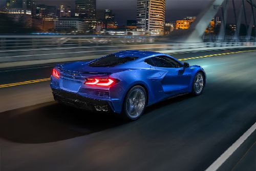 CORVETTE E-RAY Rear angle view