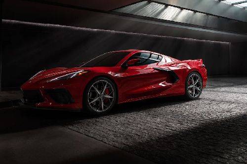 Chevrolet Corvette Front Cross Side View