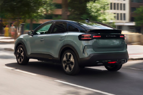 Rear Cross Side View of Citroen C4