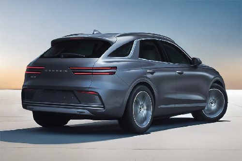 EV GV 70 Rear angle view