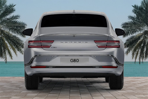Full Rear View of Genesis EV G 80