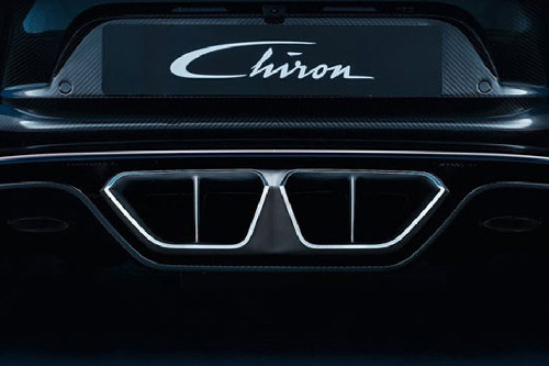 Exhaust Pipe of Bugatti Chiron