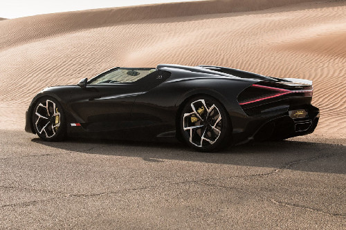 Rear Cross Side View of Bugatti Mistral