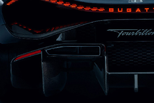 Exhaust Pipe of Bugatti Tourbillon