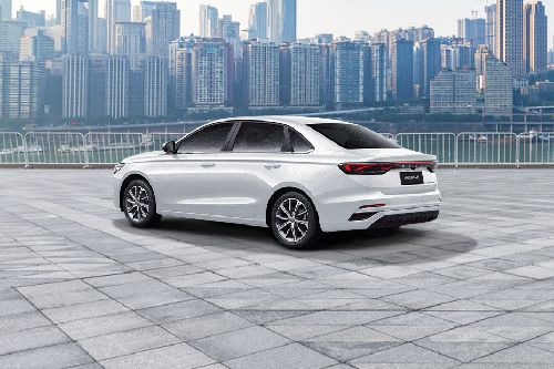 Rear Cross Side View of Geely Emgrand