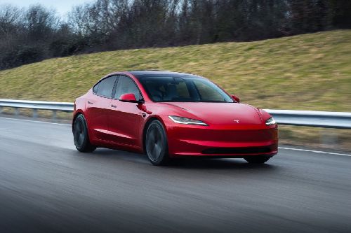 Tesla Model 3	 Front Side View