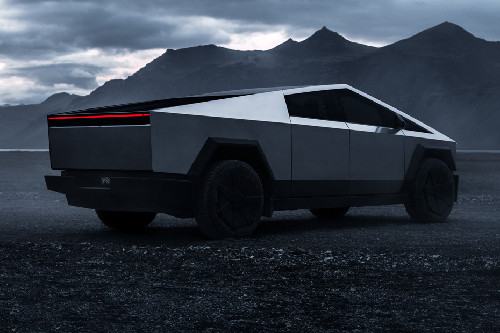 Cybertruck Rear Medium Side View