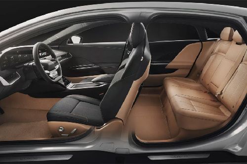Lucid AIR Front And Rear Seats Together