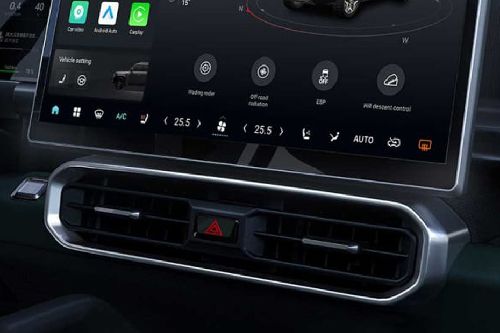 Front AC Controls of Jetour T2