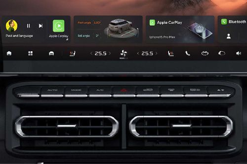 Front AC Controls of Jetour T1