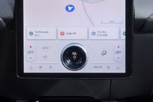 Front AC Controls of Ford Mustang Mach-E
