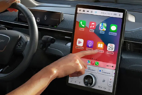 Mustang Mach-E touch screen