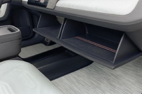 Rivian R3 Glove Box Open
