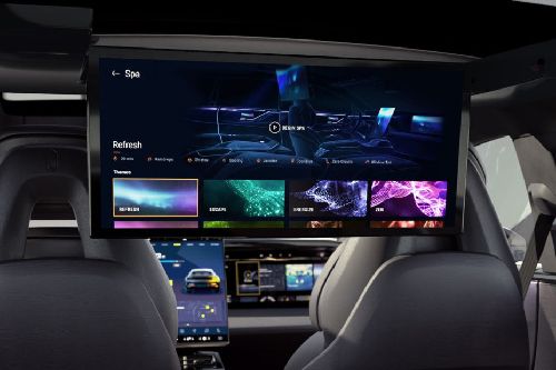 Rear Seat Entertainment of FF 91
