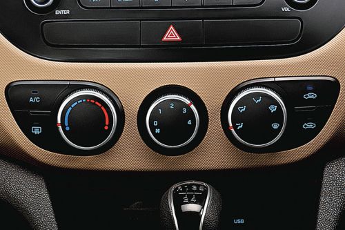 Front AC Controls of Hyundai Grand i10 5DR