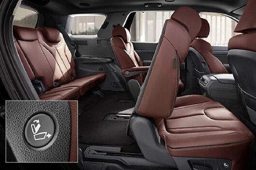 Hyundai Palisade Front And Rear Seats Together