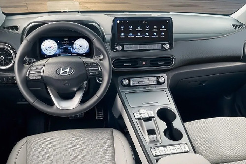 Dashboard View of Kona Electric
