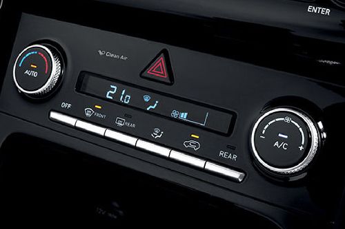 Front AC Controls of Hyundai Creta Grand