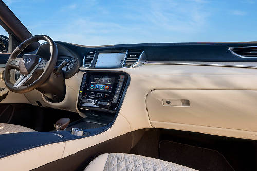 Dashboard View of QX50
