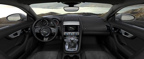 Dashboard View of F Type S Coupe