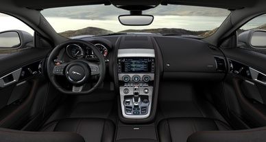 Dashboard View of F Type R AWD Coupe