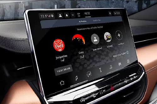 Compass touch screen