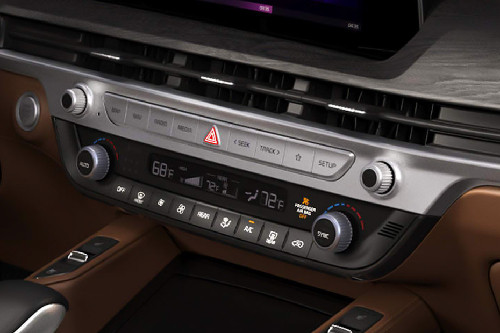 Front AC Controls of KIA Telluride