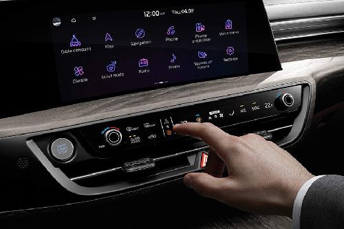Front AC Controls of KIA K8 (2023-2024)