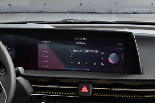 Front AC Controls of KIA EV6