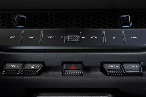Front AC Controls of KIA Tasman Front AC Controls of KIA Tasman