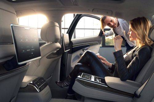 Rear Seat Entertainment of Audi A8