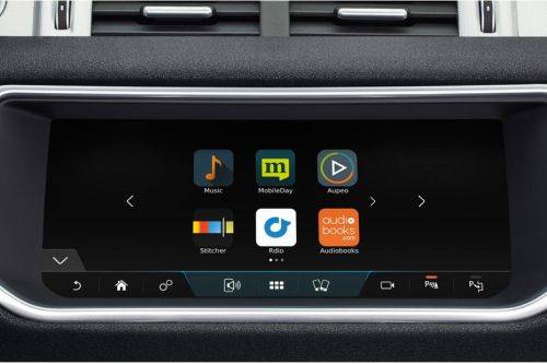 Range Rover Evoque Convertible touch screen