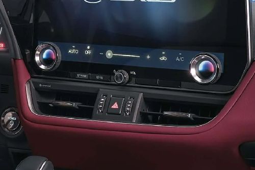 Front AC Controls of Lexus ES 2026