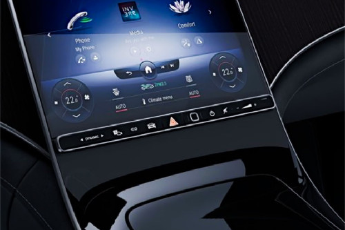 Front AC Controls of Mercedes-Benz EQE