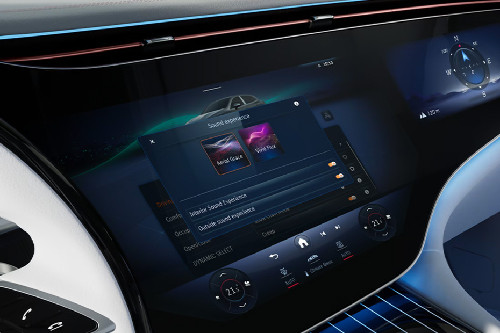 Stereo View of Maybach EQS