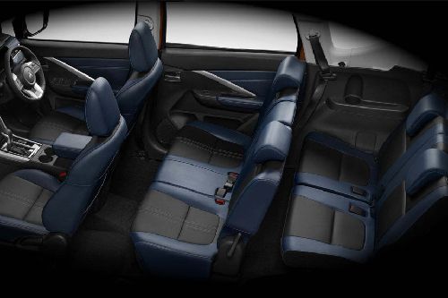 Mitsubishi Xpander Cross Front And Rear Seats Together