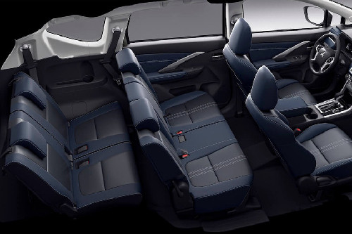 Mitsubishi Xpander Cross Front And Rear Seats Together