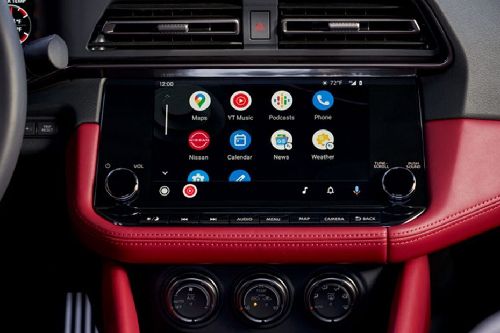 Front AC Controls of Nissan Z