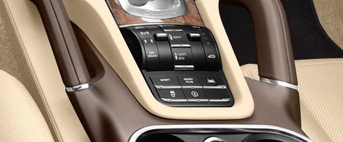 Center Controls of Porsche Cayenne S