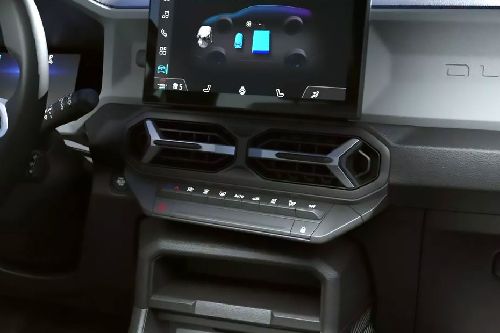 Front AC Controls of Renault Duster 2025