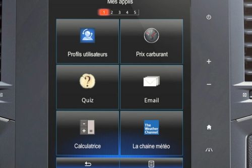 Megane GT touch screen