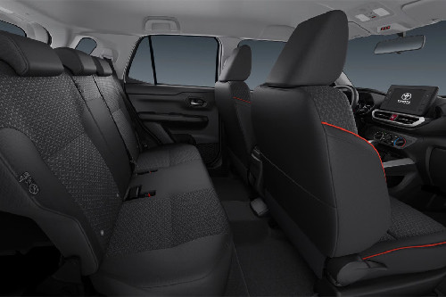 Toyota Raize Front And Rear Seats Together