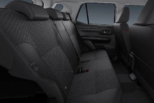 Toyota Raize Rear Seats