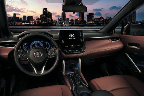 Dashboard View of Corolla Cross Hybrid(2022-2023)