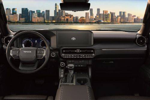 Dashboard View of Land Cruiser Prado
