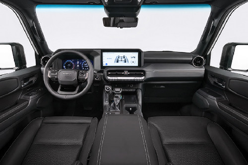 Dashboard View of Land Cruiser Prado