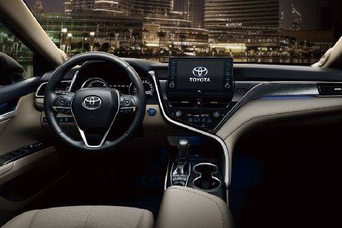 Dashboard View of Camry Hybrid